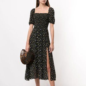 Reformation Meadow Floral Midi Dress